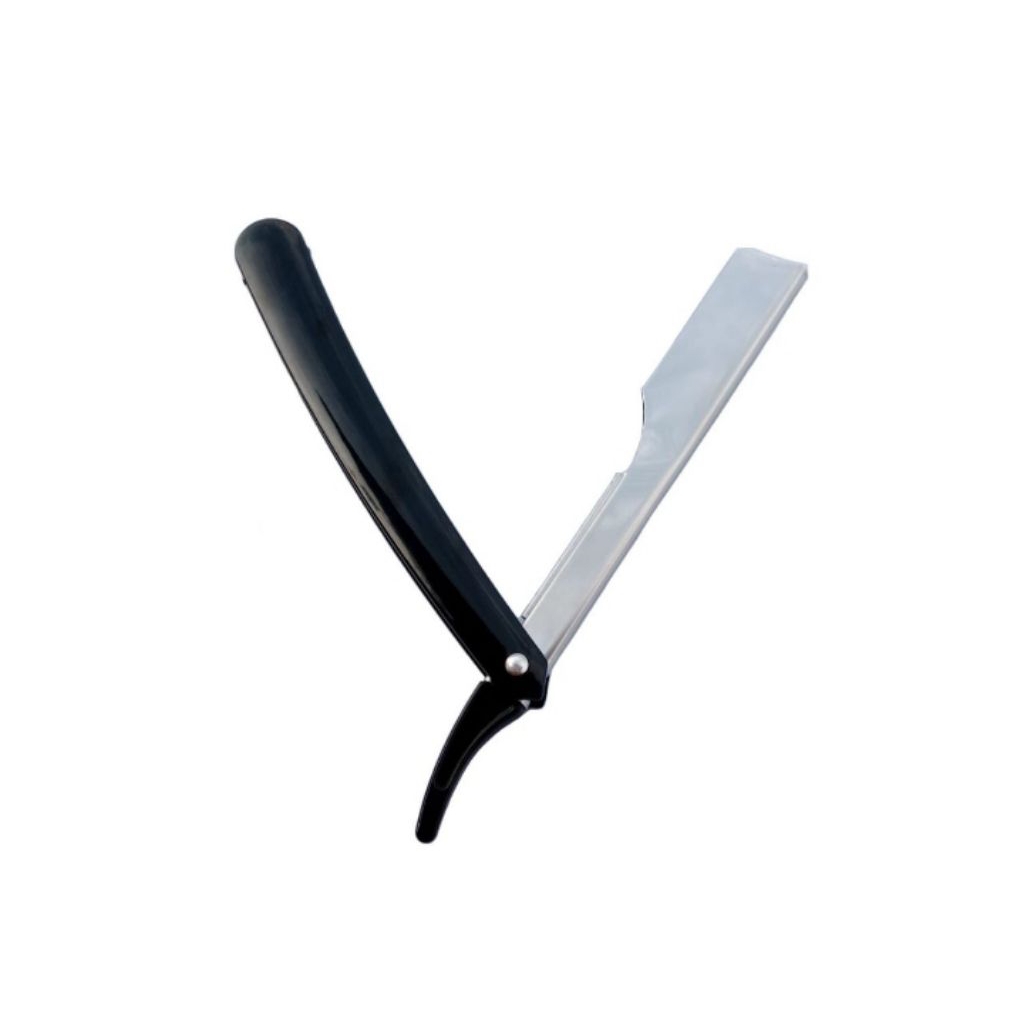 Pisau Razor Cukur Lipat Alat Peralatan Barber Barbershop Super Tajam Tukang Pangkas Kumis Jenggot Br