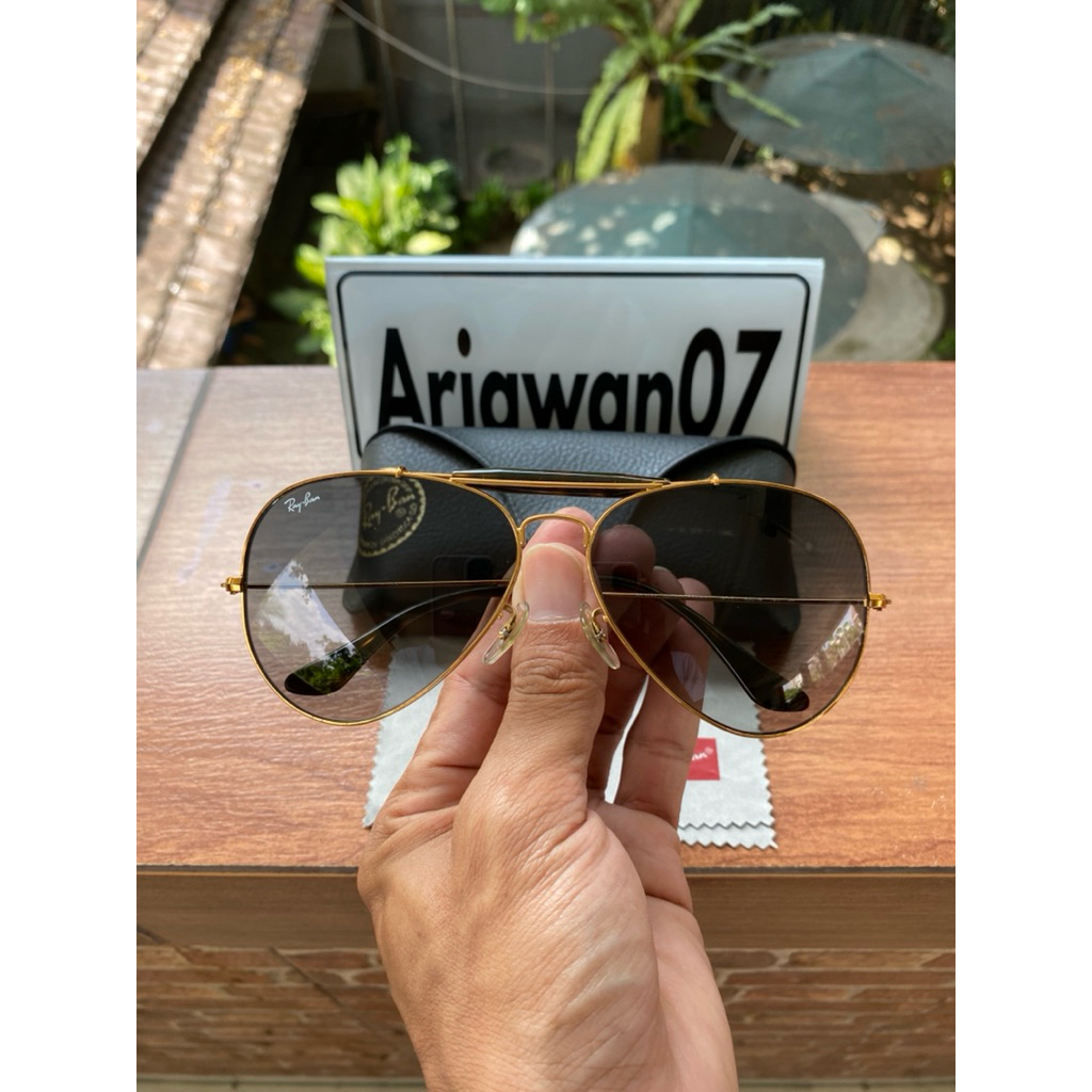 kacamata ray-ban rb 3029 outdoorsman II 197/71 kaca gradient sz 62