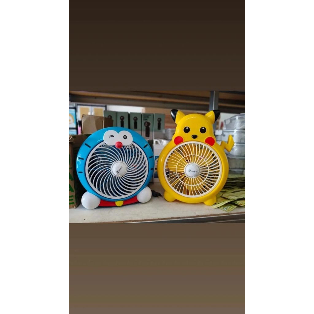 Kipas kecil Sanex karakter kartun
