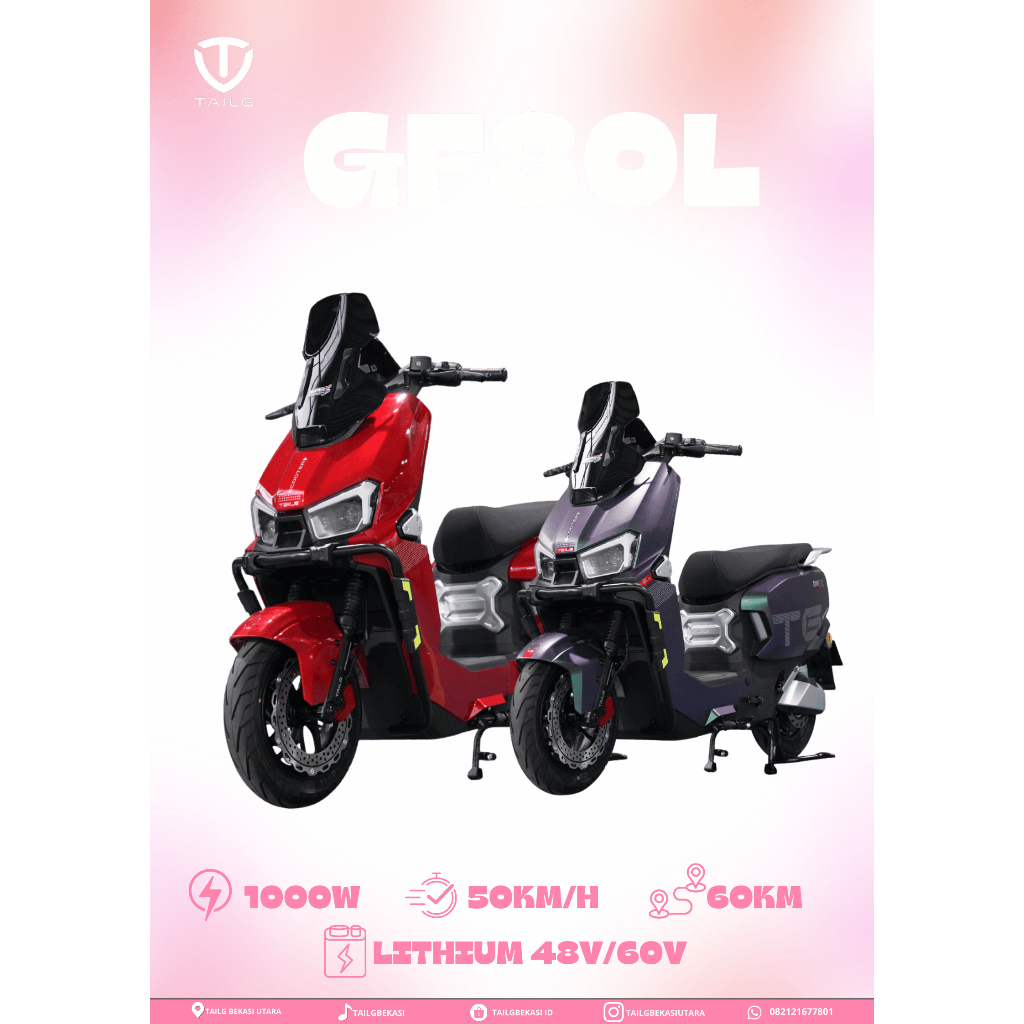 Sepeda Listrik Tailg Type GF80L/GF80LPRO  48V/60V