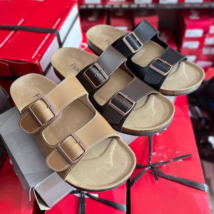 Sandal selop pria dewasa sendal flat slop laki-laki   matahari