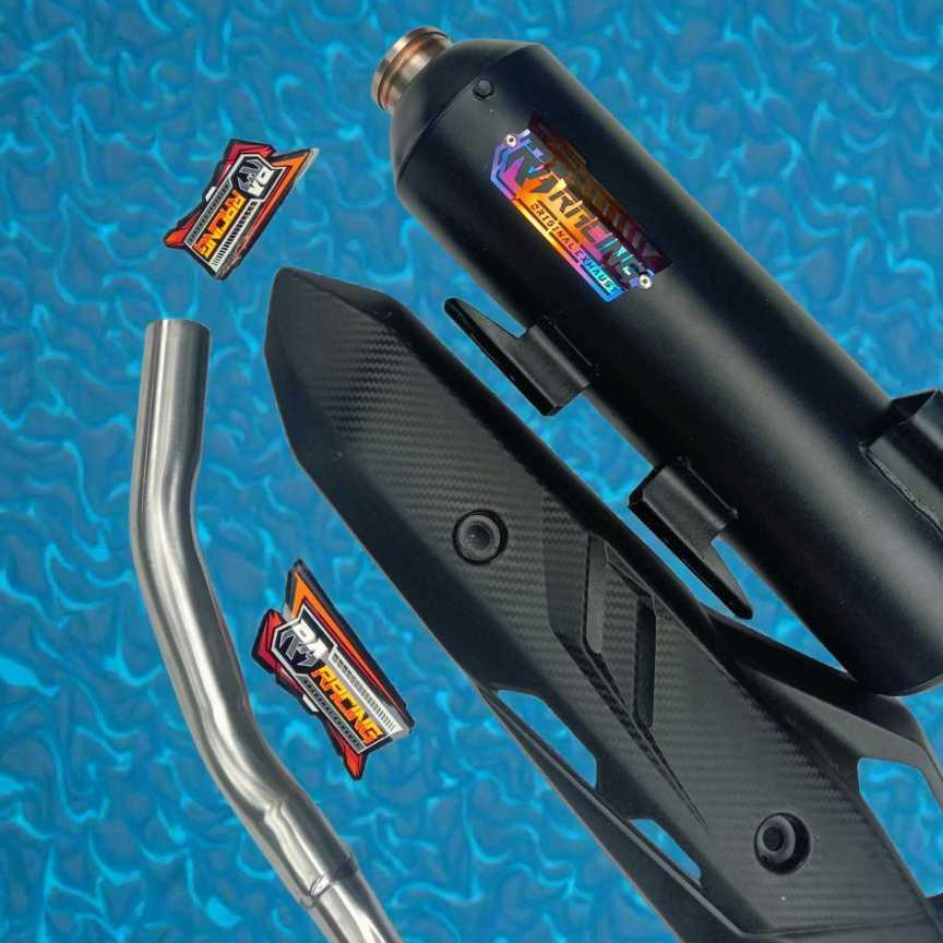 Knalpot MONCONG SHIJIRO Original RA-RACING SARTENG SARFUL Beat Scoopy Mio N-max Lexi Fino X-Ride Var