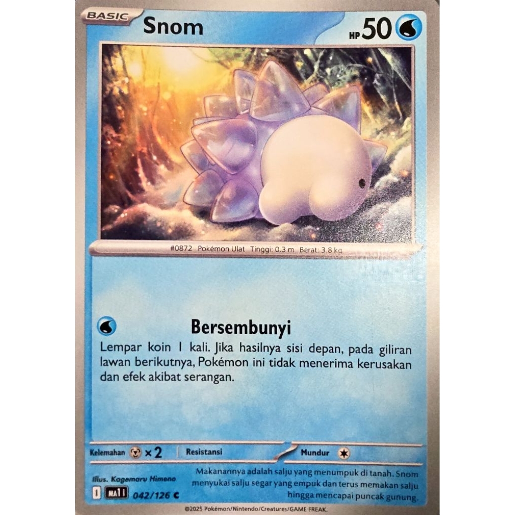Kartu Pokemon Snom 042/126 C
