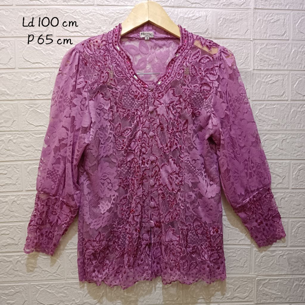 Kebaya Brokat berpayet Kebaya Bali Preloved