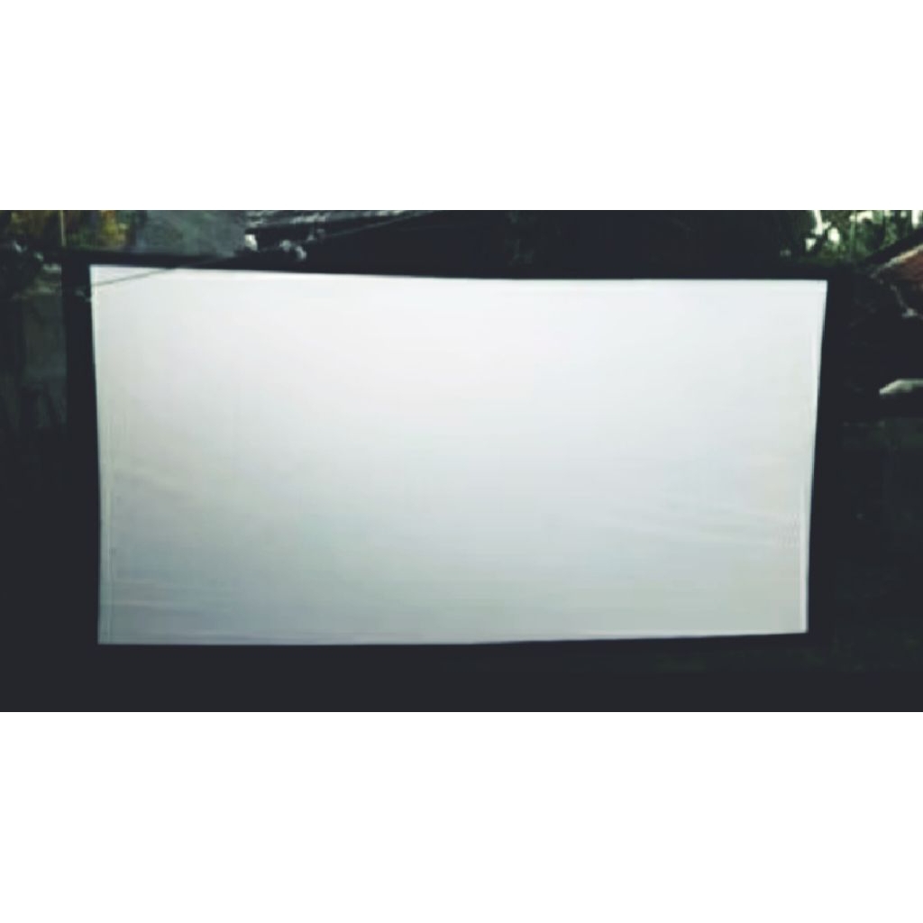 layar tancap proyektor 300cmx600cm.sambungansatux