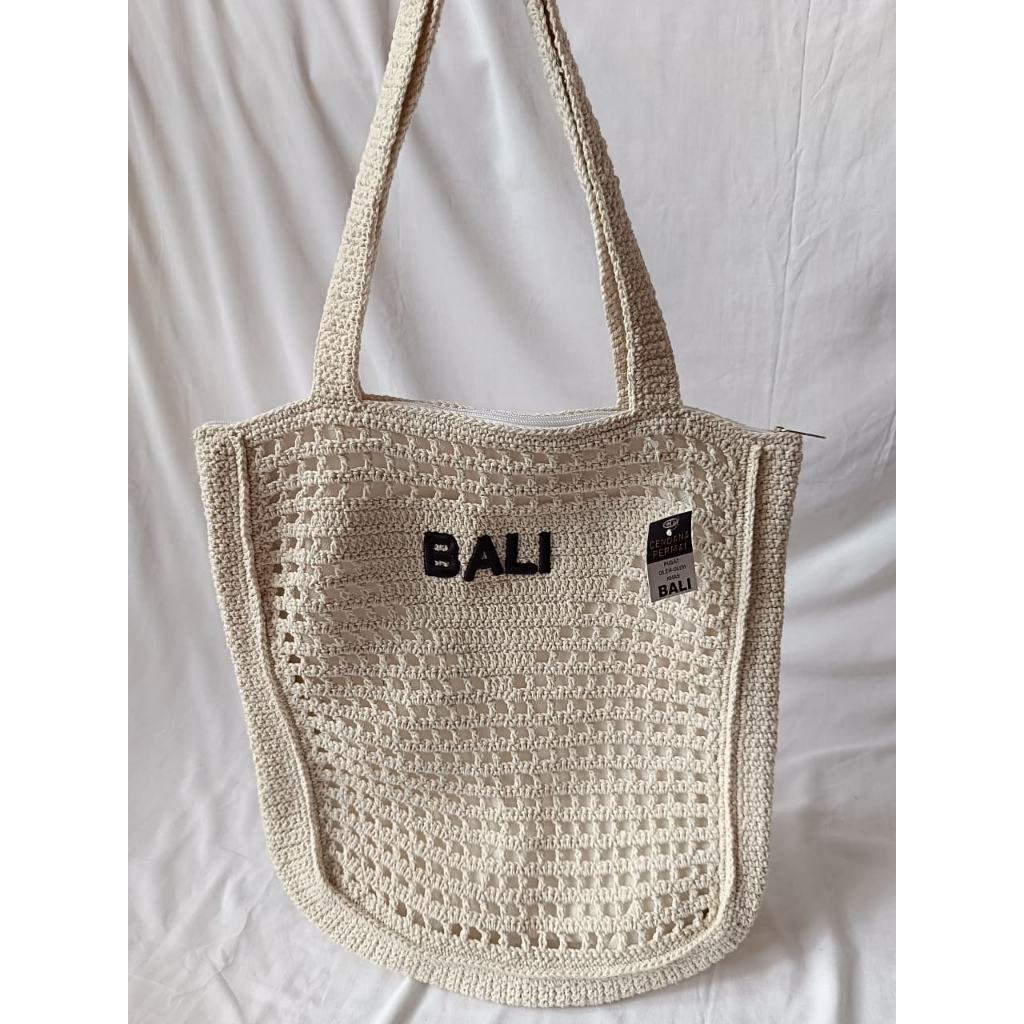 Tas Selempang/ Tas Rajut Wanita/ Tas Wanita/ Tas Pantai/ Tas Knitt/ Tas Bali Rajut Wanita