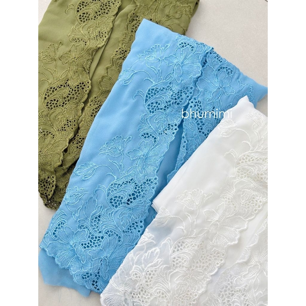 KAIN SIFON BORDIR / KAIN KEBAYA BALI / KAIN SIFON BORDIR KEBAYA