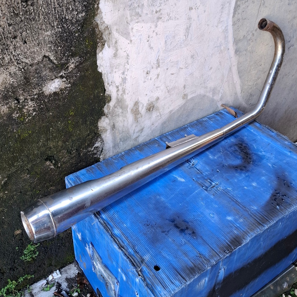 Knalpot standar GL 100 bekas (bukan ori) sesuai foto