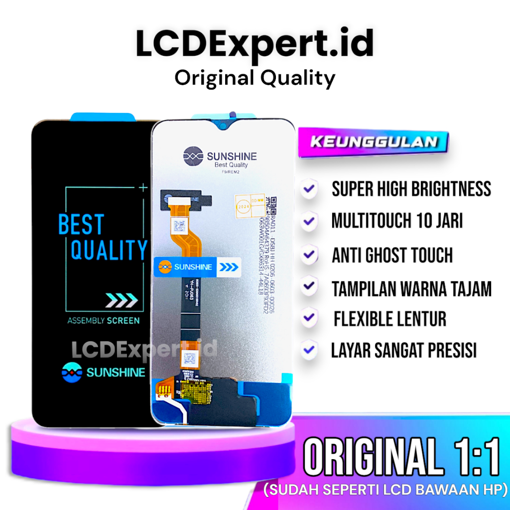 LCD OPPO F9 / F9 PRO / A7X / REALME 2 PRO / REALME U1 ORIGINAL POZI / MEETOO / SUNSHINE
