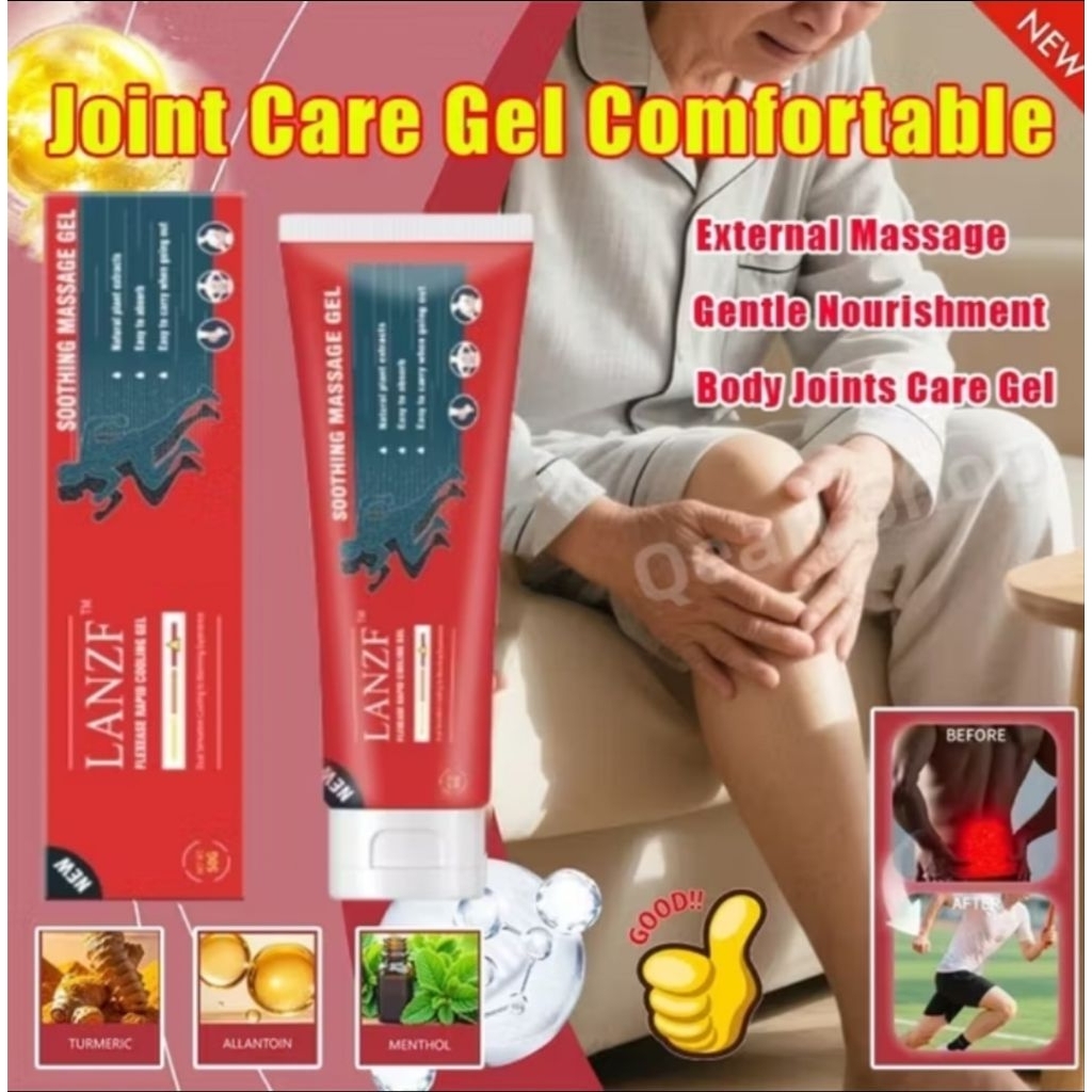LANZF Cream Lutut Herbal Atasi Nyeri Sendi Dan Nyari Otot