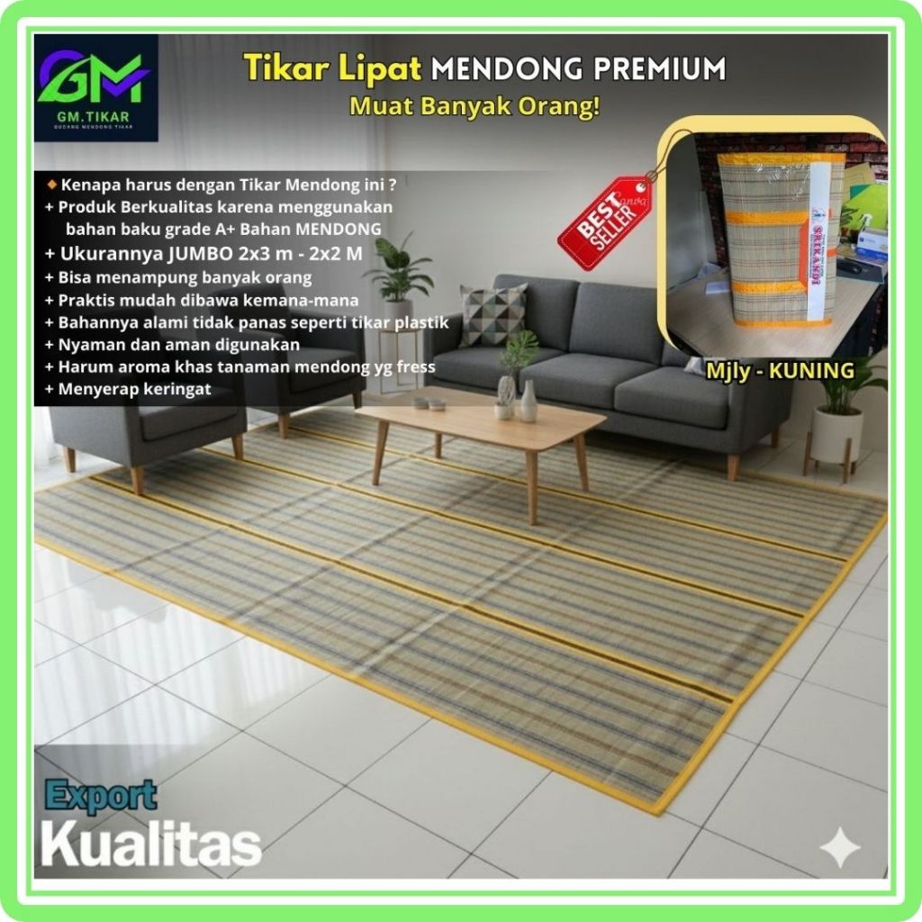 ( TERLARIS )Karpet Mendong Lipat Jumbo - Tikar Piknik Klasik Aesthetic & Ringan