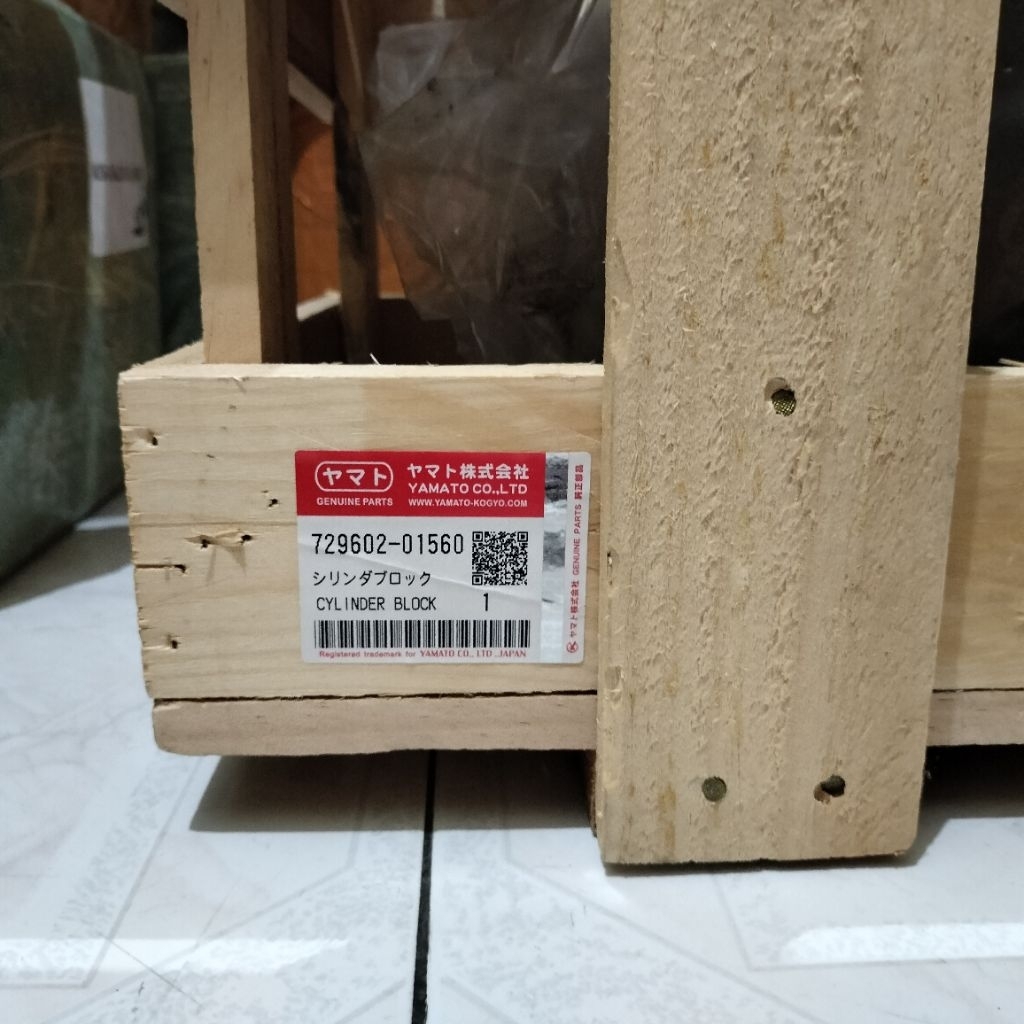 Cylinder Block / Blok Mesin Yanmar 4TNV88 Komatsu 4D88 729602-01560 Yamato JP