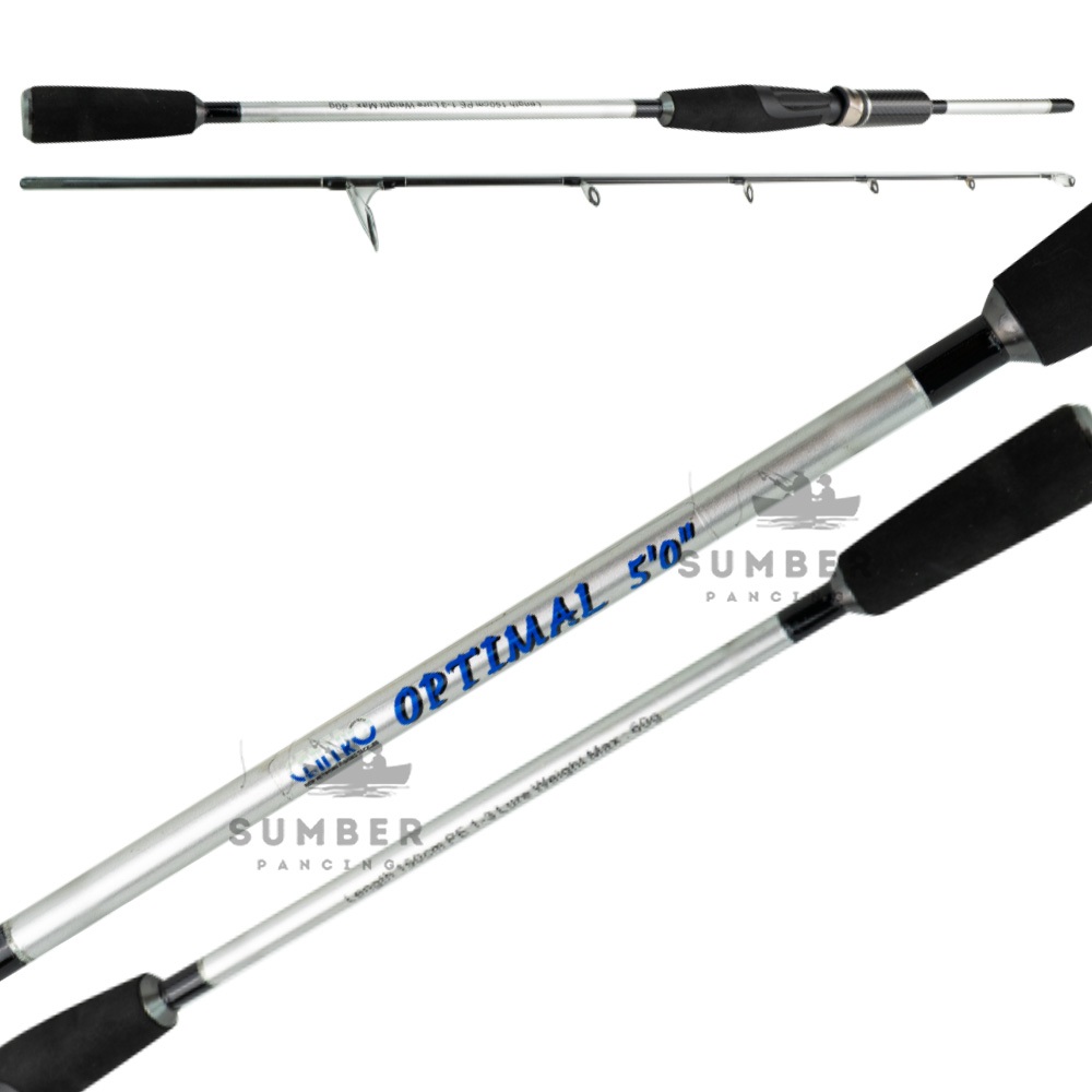 CENTRO Joran Pancing OPTIMAL Joran Carbon Ringan & Sensitif Cocok Casting Dan Harian