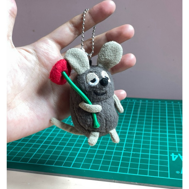 55k frederick mini bagcharm plush boneka ganci mirip ghibli studio character