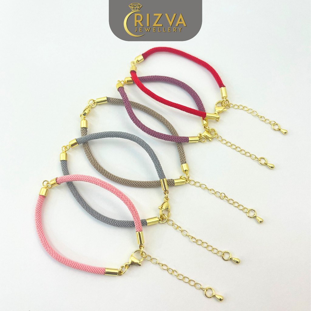 Gelang tali kait rante | Gelang model kait | Gelang tali hongkong Kuwalitas Terjamin Toko Emas Rizva