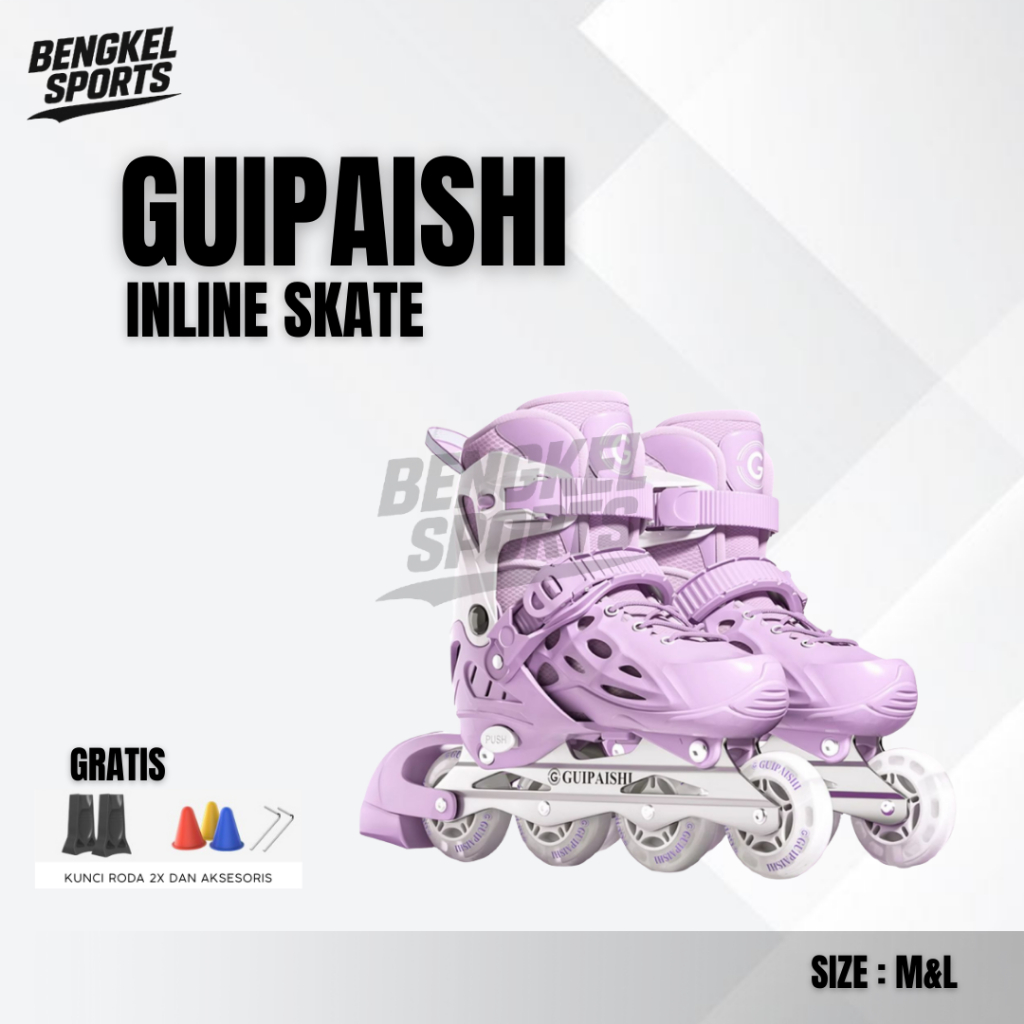 BS - Sepatu Roda Anak Dewasa Inline Roda Full Karet / Sepatu Roda Anak Remaja Pemula Original