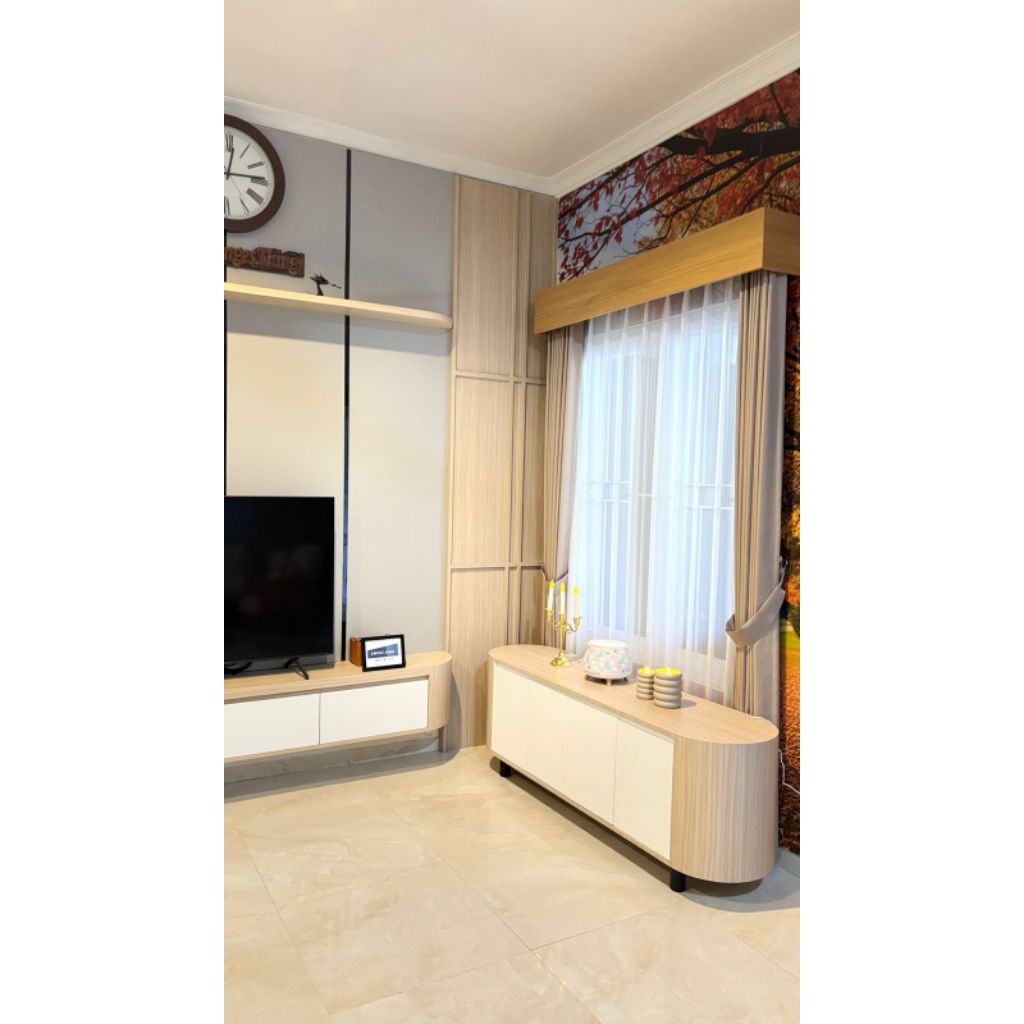 credenza tv backdrop kabinet