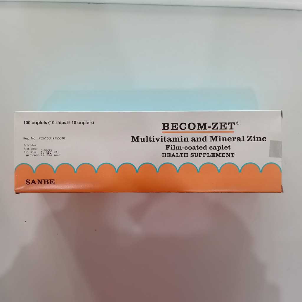 Becom-Zet 1 box @ 10 strip 10 kaplet