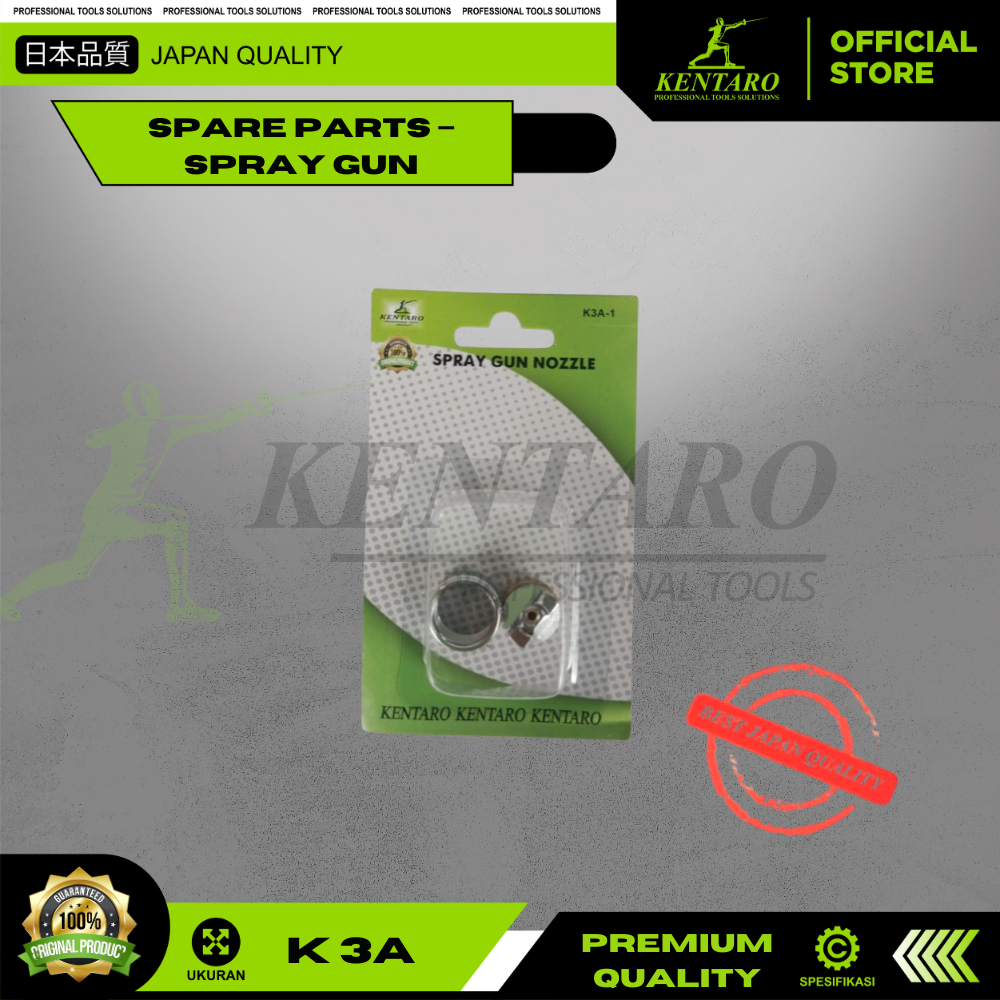 SPRAYER K 3 CAP NOZZLE NOZEL NOZLE LUAR KEPALA SPRAY GUN SEMPROT CAT K3 KENTARO JAPAN QUALITY