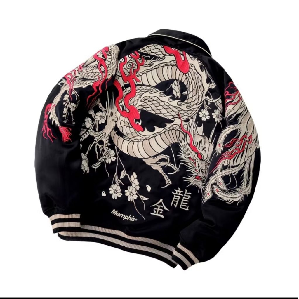 Sukajan Memphis Origins KINRYU/ETERNALS / RONINTORA / Sukajan Neko Samurai