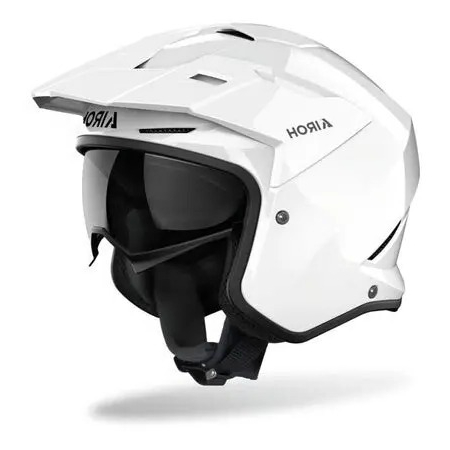 HELM MOTOR HALF FACE AIROH KOMBAKT WHITE GLOSS HELM HALF FACE MOTOR CROSS AIROH KOMBAKT WHITE GLOSS