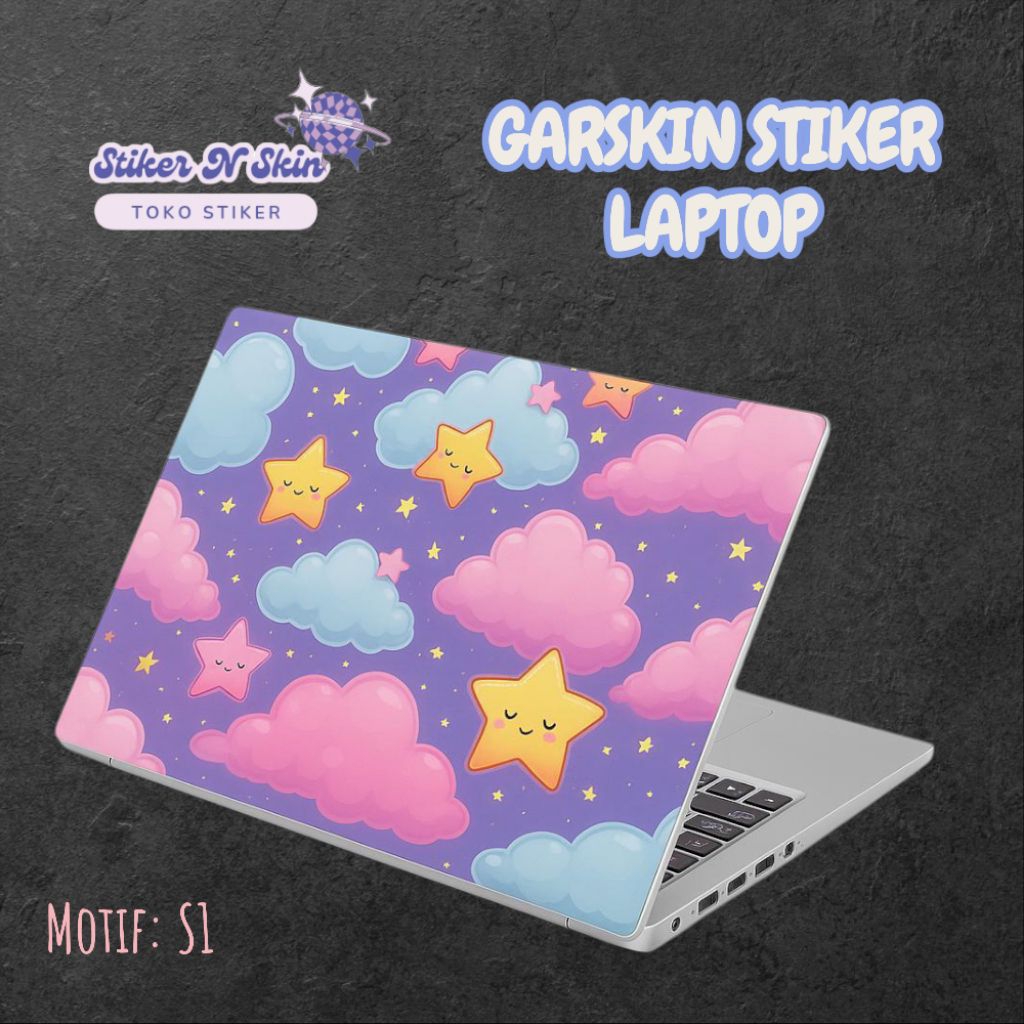 Garskin Stiker Laptop Soft Aesthetic
