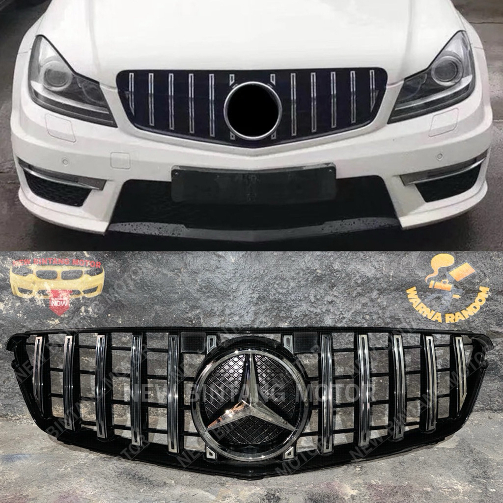 Grill mercedes C Class W204 GT 2010 2013 aftermarket
