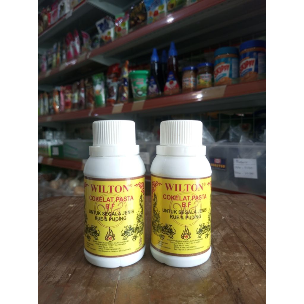 Wilton Pasta Coklat Blackforest Botol 100gr | Pasta Coklat Wilton