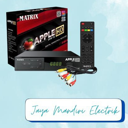 MATRIX Set Top Box Apple Merah DVBT2IP / STB TV Digital