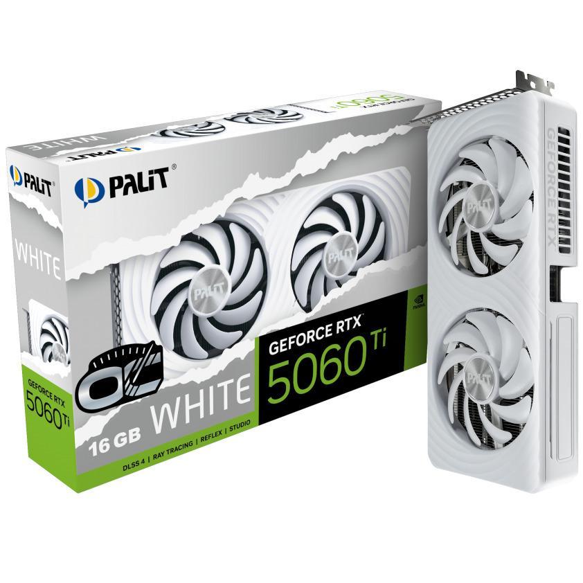 PALIT GEFORCE RTX 5060 TI WHITE OC 16GB GDDR7