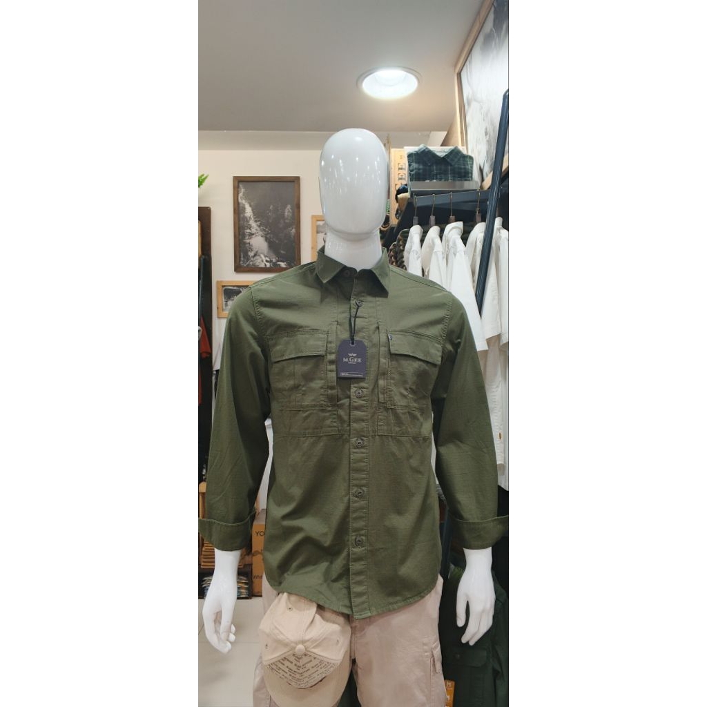 KEMEJA LENGAN PANJANG MGEE ORIGINAL BRAND