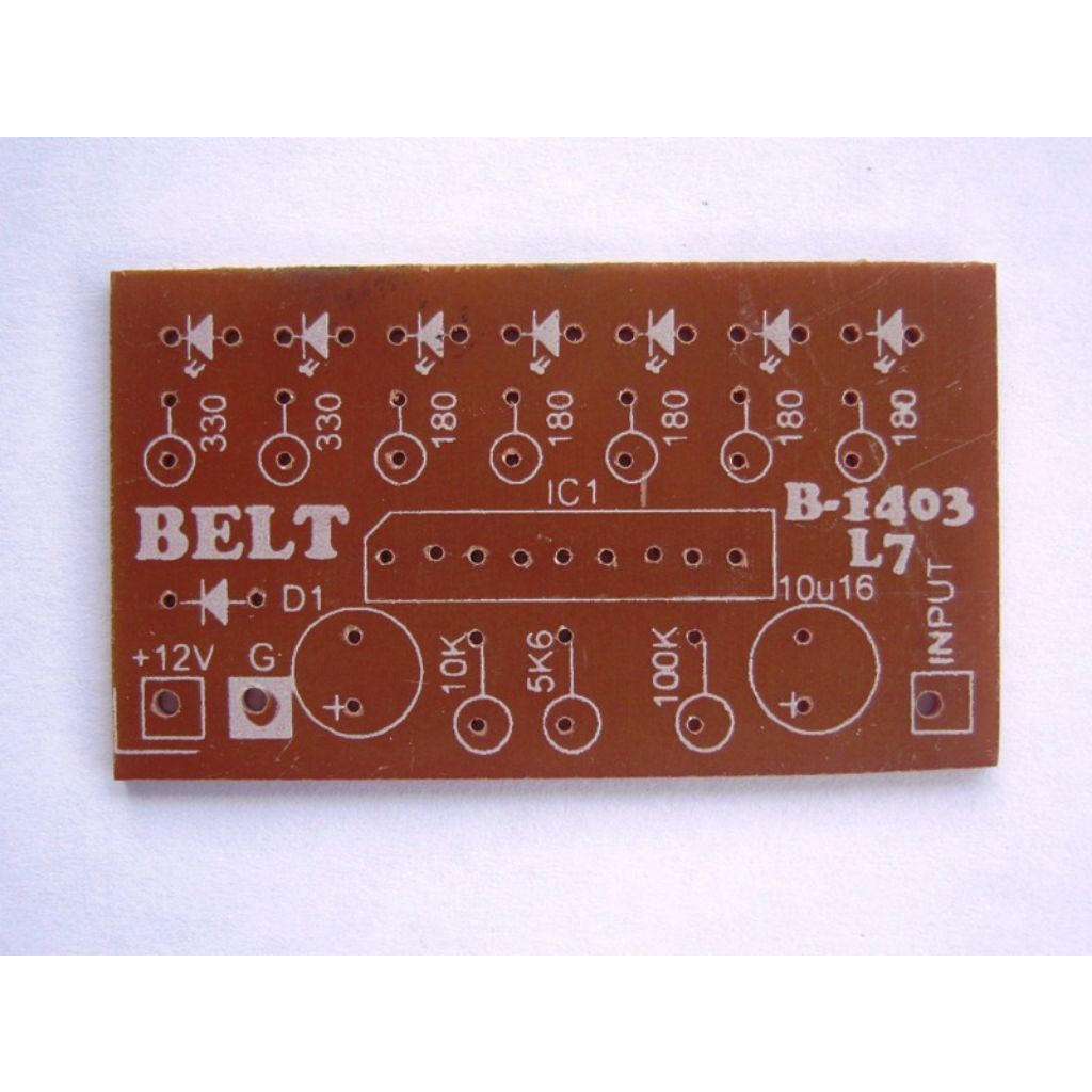 PCB led vu display 7 led LB1403