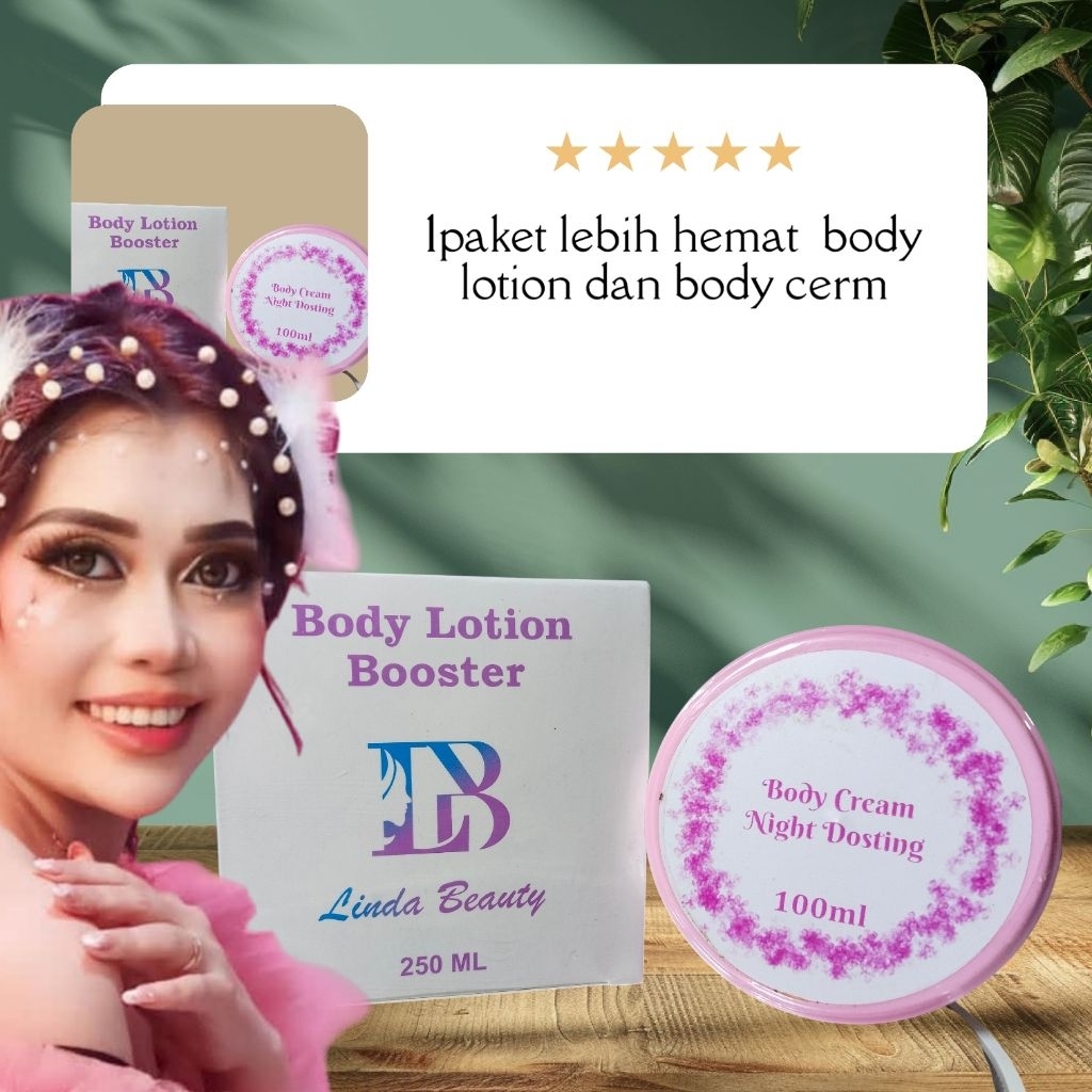 body lotion dan body cerm LB linda beauty