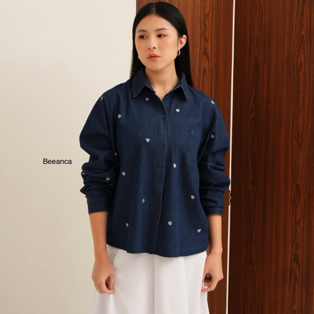 BEEANCA - Emily denim| kemeja denim | Denim love