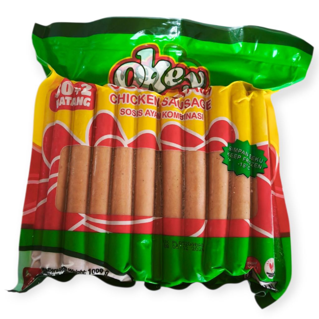 OKEY Sosis Ayam Kombinasi 1kg & 500gr