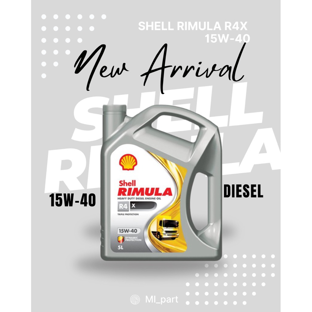Oli Shell Rimula R4 X Original 5 Liter