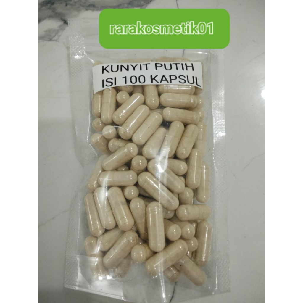 READY LANGSUNG KIRIM KUNYIT PUTIH KAPSUL HERBAL KEPUTIHAN UNTUK KEWANITAAN BAU GATAL KESUBURAN PROMI