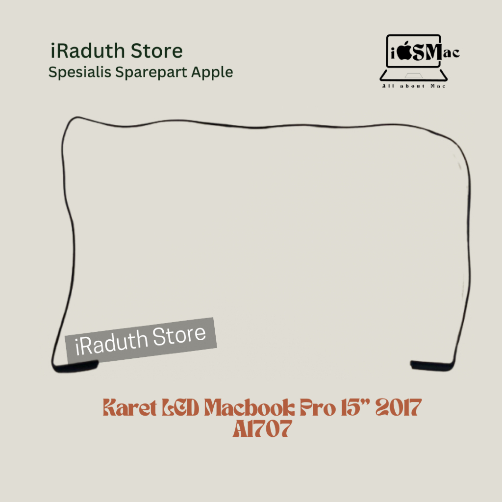 Karet LCD Macbook Pro 15" 2017 A1707