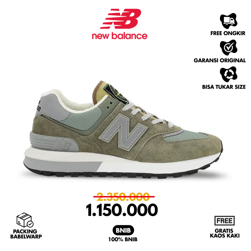 Sneakers 574 Legacy X Stone Island Steel Blue