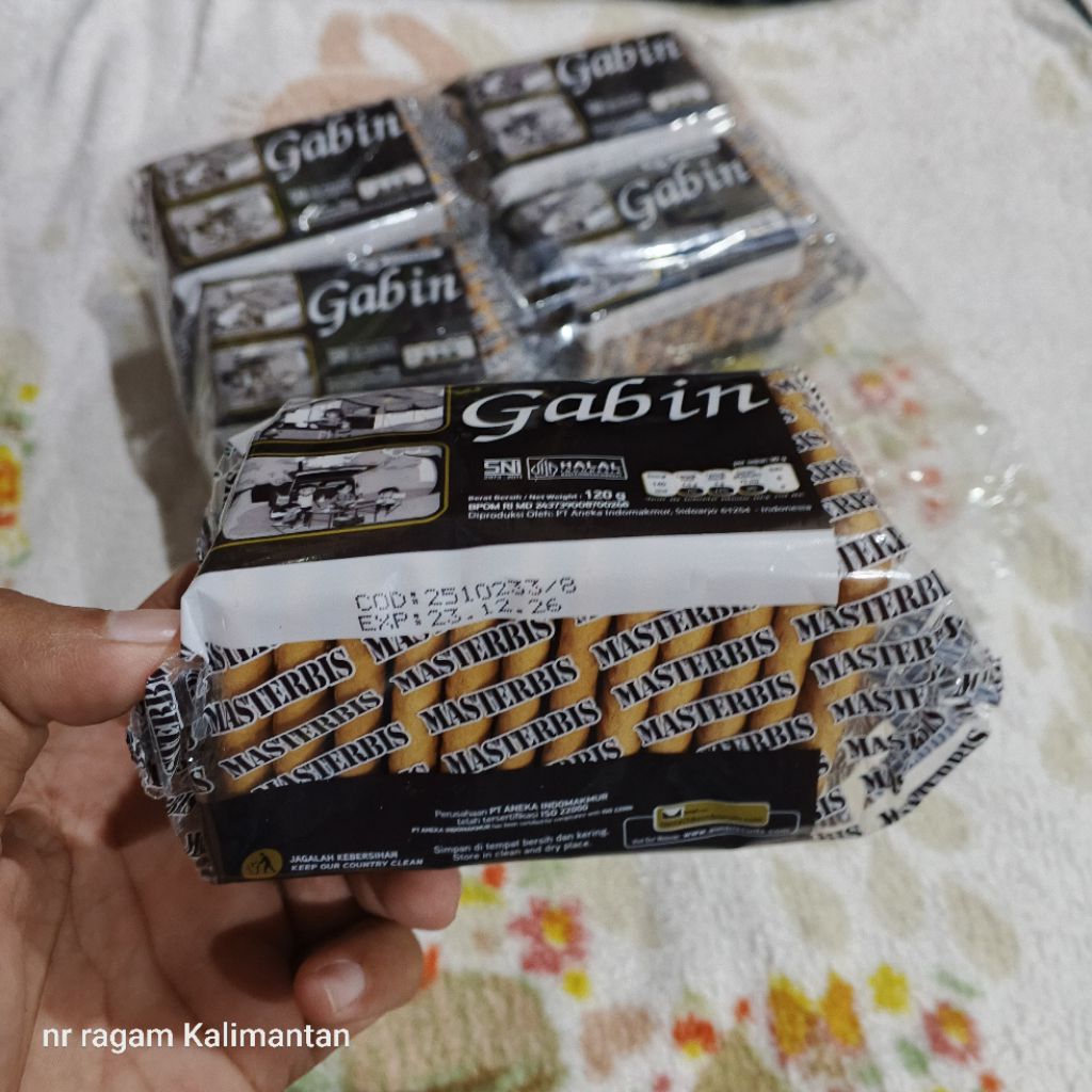 gabin masterbis 120g gabin susu