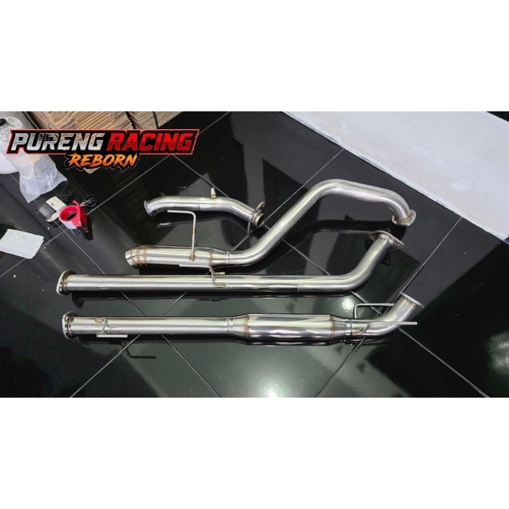 Knalpot Mobil Diesel Full System Innova Reborn Fortuner VRZ Bending Stainless Steel