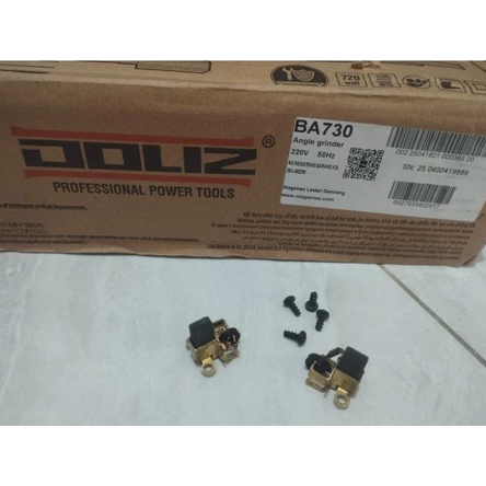 brush holder gerinda doliz ba730+arang spul / rumah carbon+kulbostel gerinda doliz ba730 original