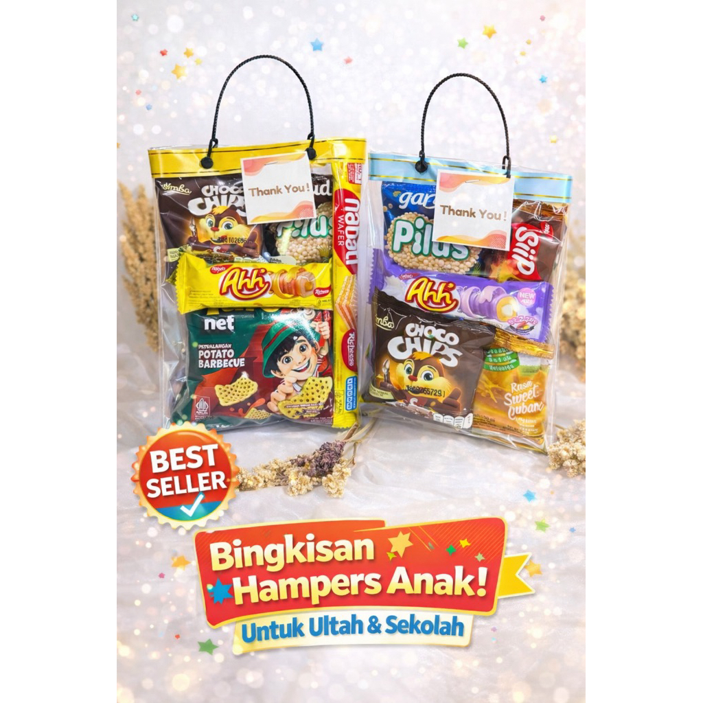 bingkisan paket bingkisan snack ultah hampers ulang tahun anak MINIMAL ORDER 10 PCS