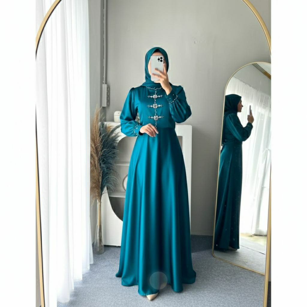new gamis model payung | gamis kekinian | gamis terbaru