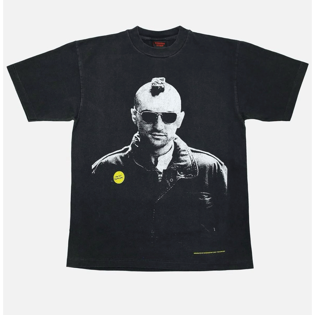 T-Shirt / Tees Bootleg GINSENG STRIPS Taxi Driver Black Colour (SECOND)