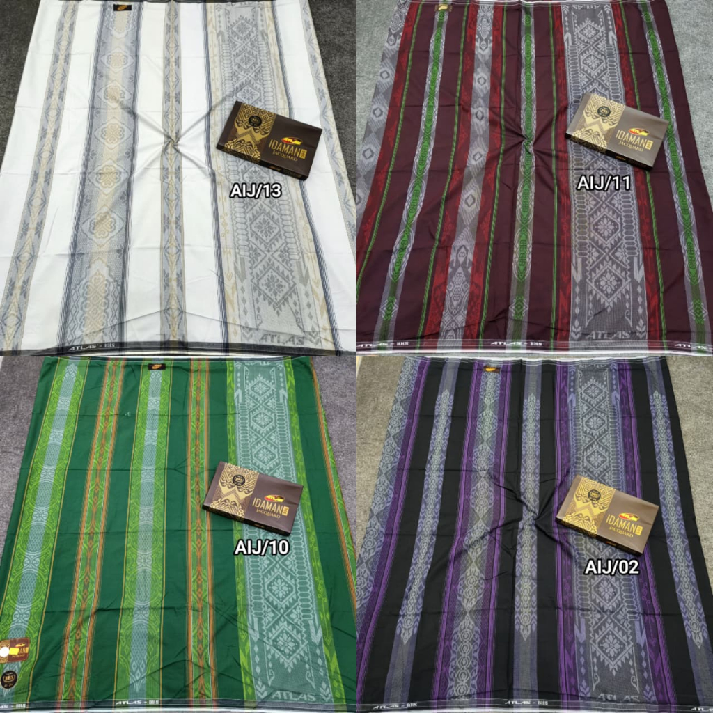 Sarung Atlas Songket || Sarung Atlas Jacquard Songket || Sarung Atlas Idaman 590 || Sarung Atlas Gol