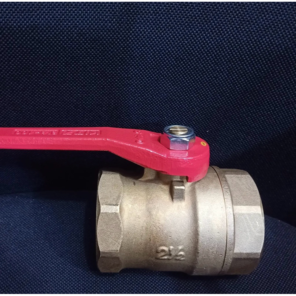 BALL VALVE KITZ 2,5" INCH/ BALL VALVE KITZ KUNINGAN 2 1/2" INCH ORIGINAL ASLI