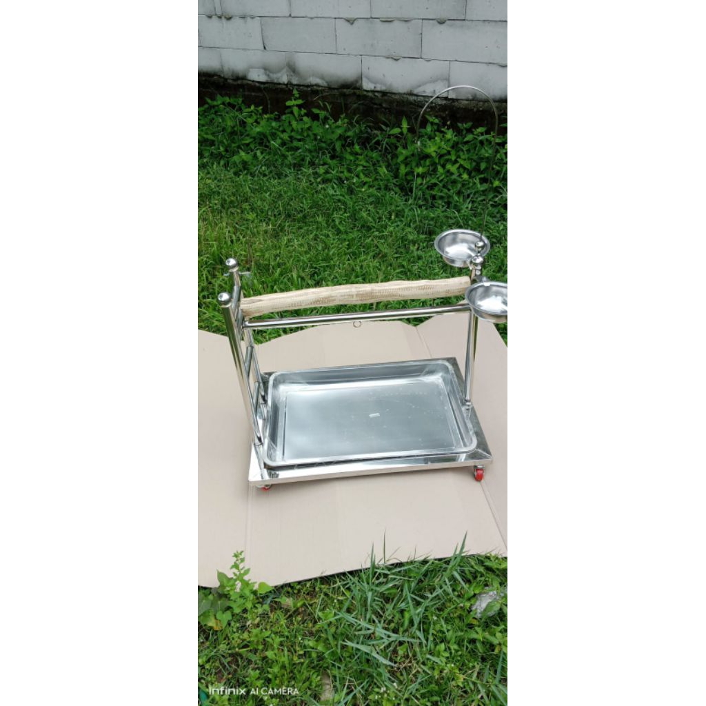 Tangkringan burung kakatua Stainless