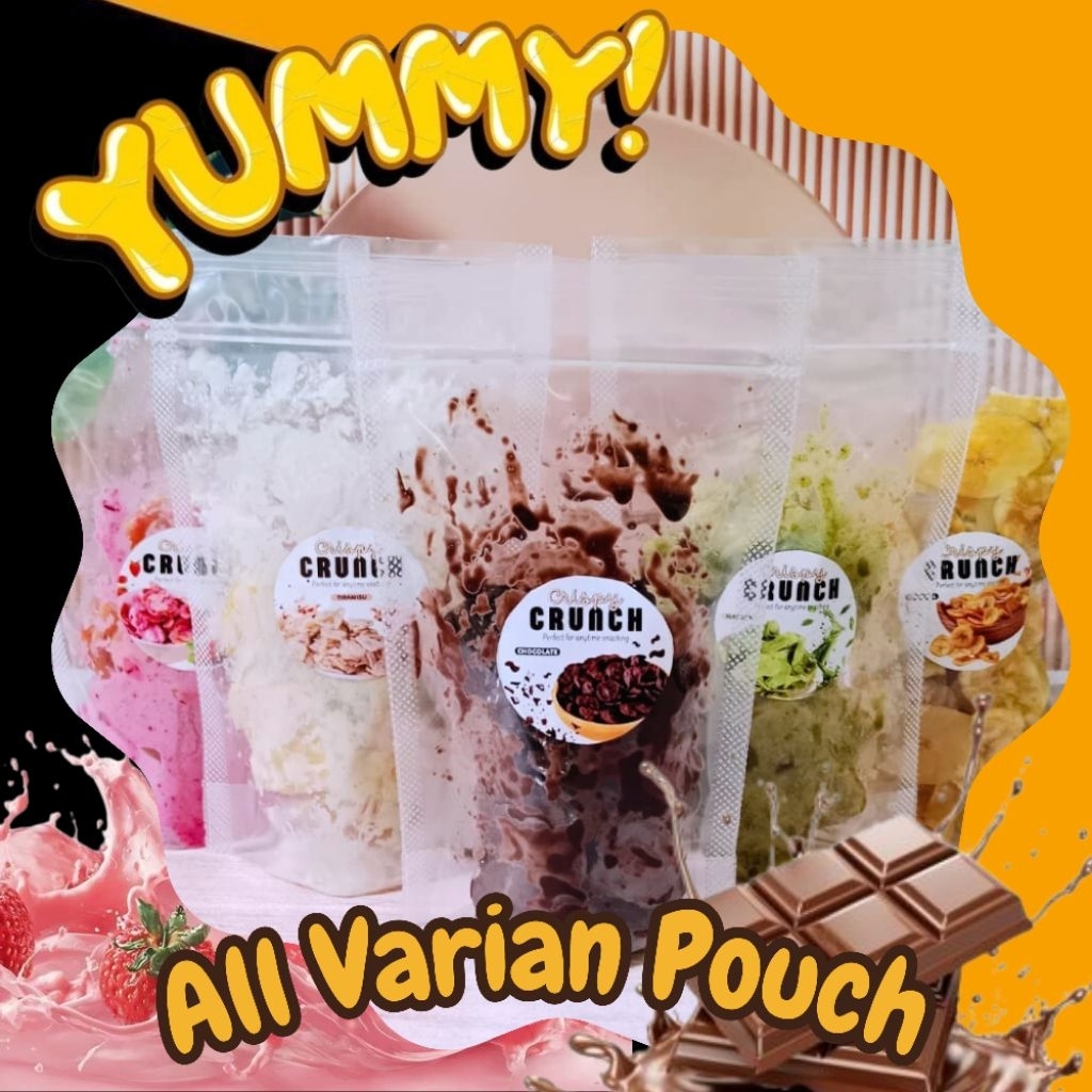 Keripik Pisang Coklat Lumer Kemasan Pouch