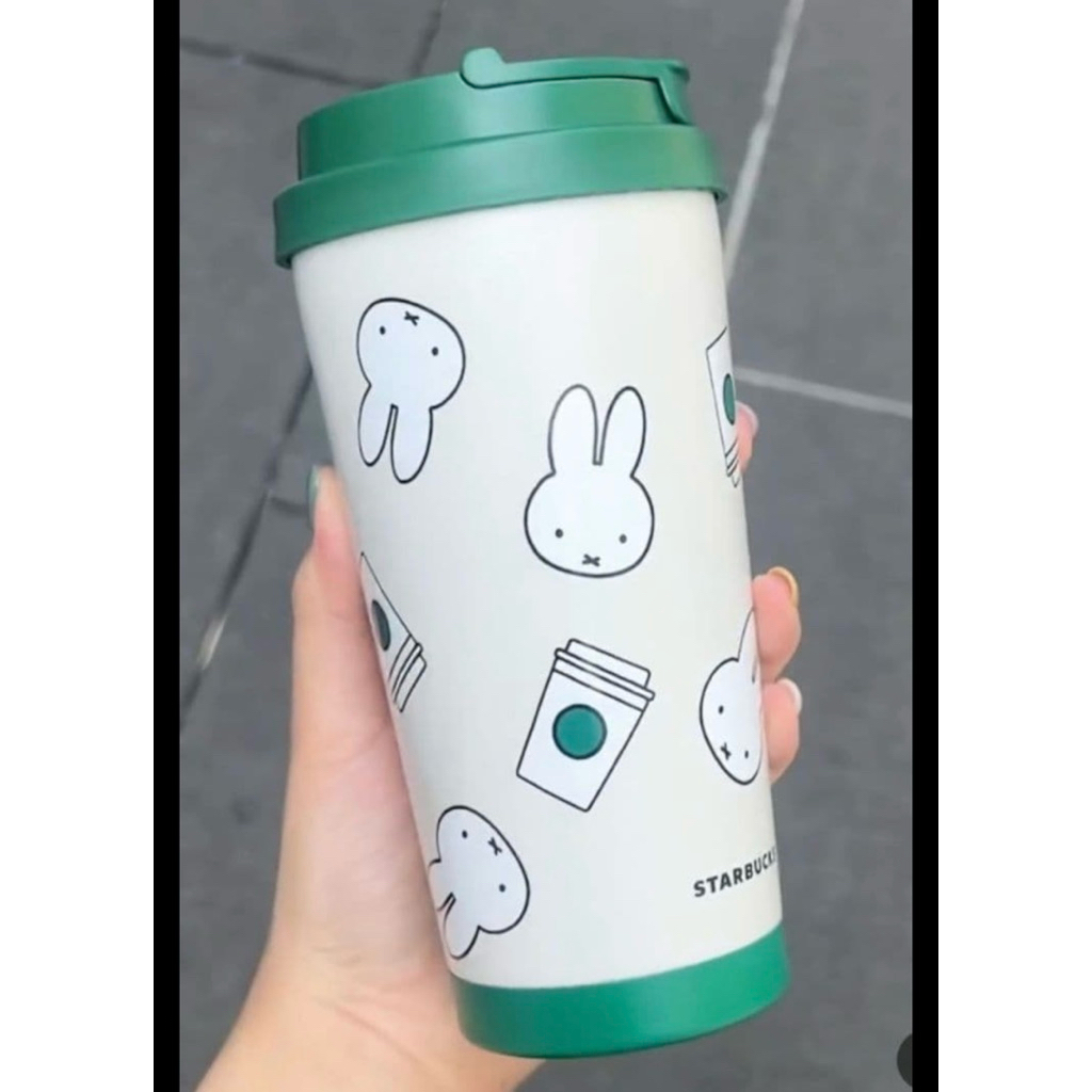 Tumbler Miffy x Starbucks 348 ml Botol Minum Kopi Tumblr